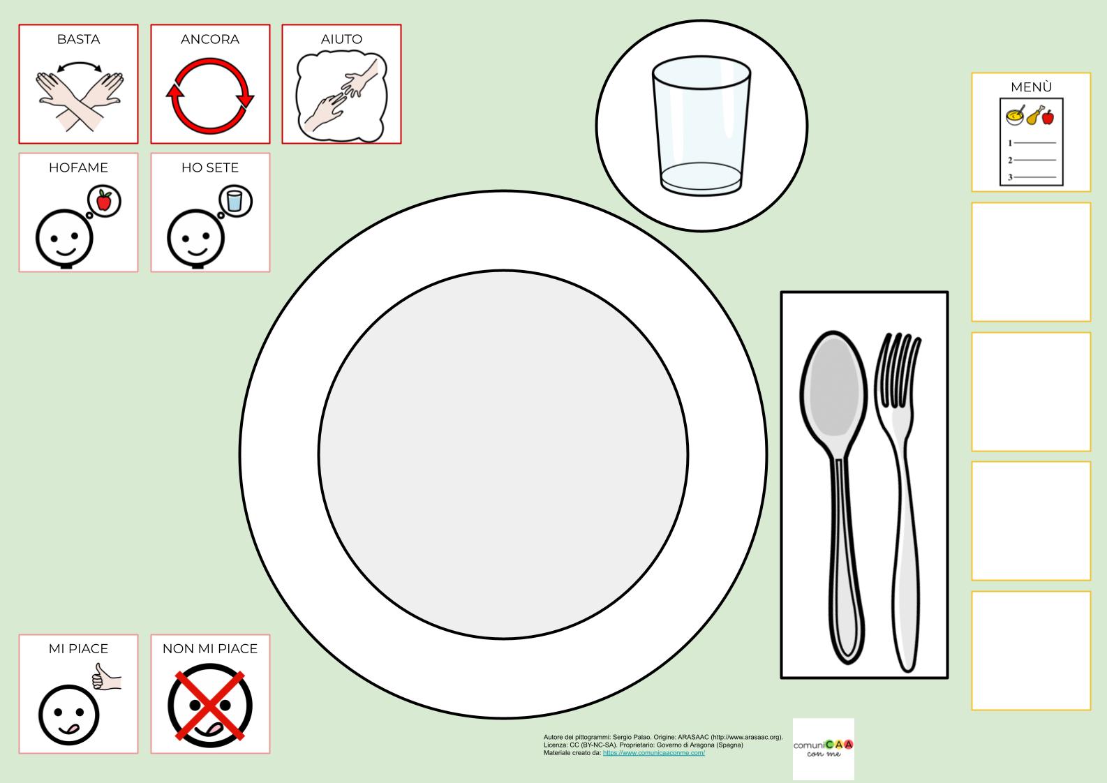 Tovaglietta per il pranzo